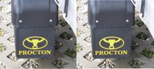 2 Stk Schmutzfänger Spritzschutz 200x230mm, ORIGINAL PROCTON